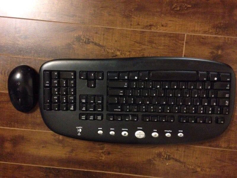 Logitech wireless keyboard and mouse