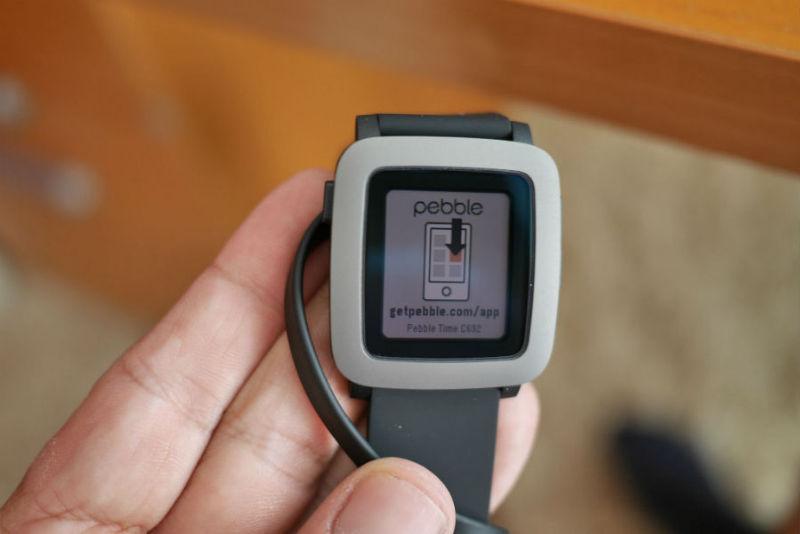 Pebble Time watch