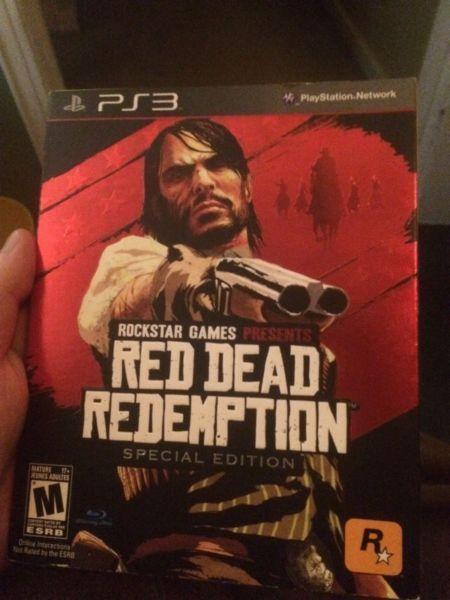 PS3 game red dead redemption ,special edition