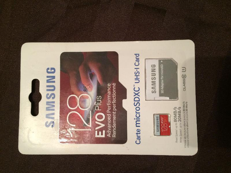 Samsung EVO+ 128 GB microSD card