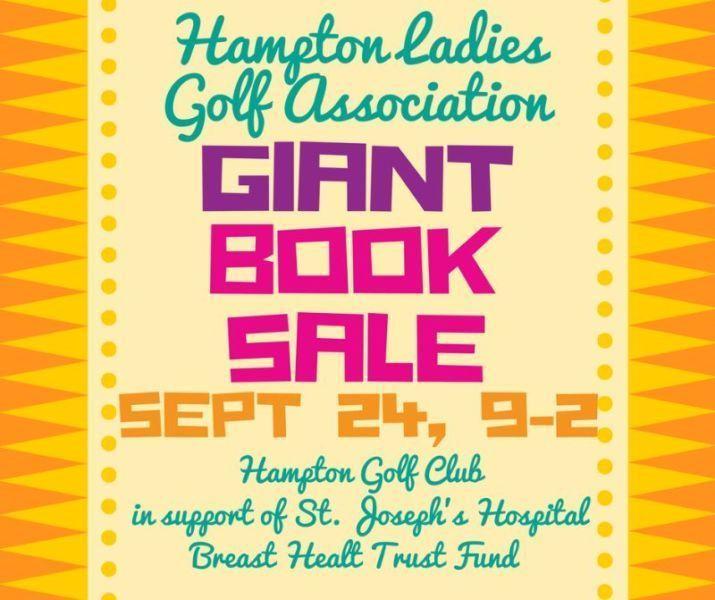 Giant Book Sale Hampton Golf Club