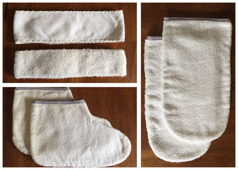 Paraffin Booties & Mitts, Headbands