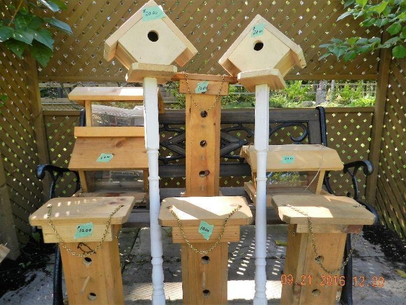 Bird feeders and Houses