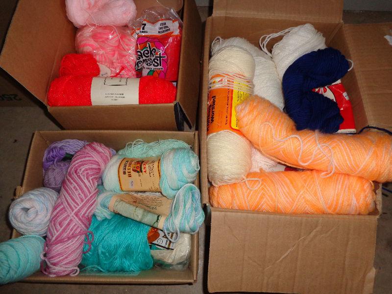For Sale: Boxes of Yarn