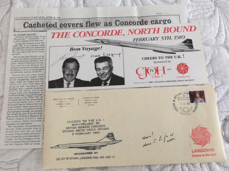 Concorde firstday cover