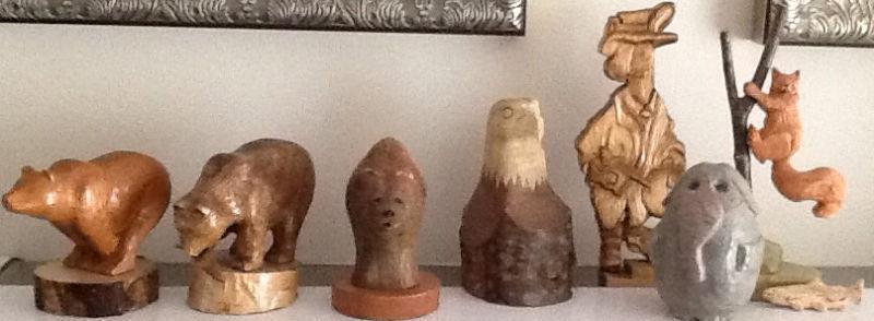 WOOD CARVINGS See all pics. Wall Plaques & figures $3-$60 Wall P