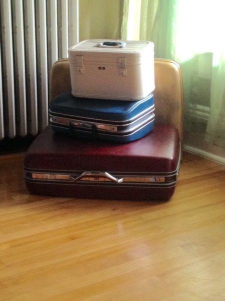Vintage suitcase collection