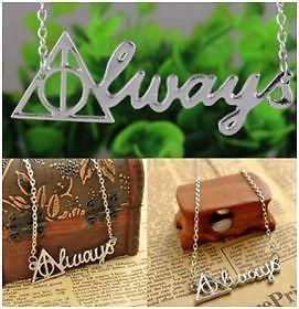 Deathly Hallows Triangle Always Necklace