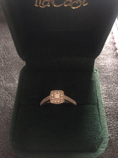 14k white gold engagement ring