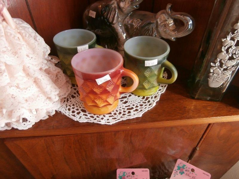 FireKing Mugs, Bowls and More at KeepSakes Antiques Shoppe