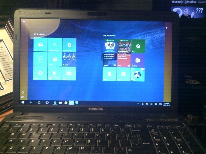 Toshiba laptop satellite like new web cam need sell make me offe