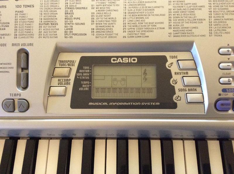 Casio Keyboard and Stand