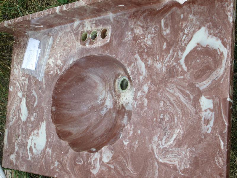 Very nice mauve pink sink