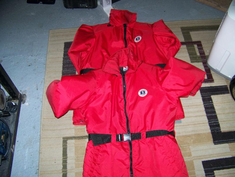 2 floater coats for trade