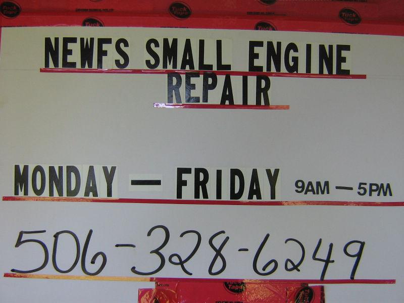 NEWFS SMALL ENGINE REPAIR