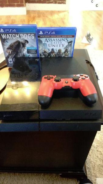 Selling PS4 with two games and controller