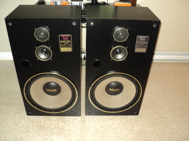 mach 4000 speakers plus lxi amp and tuner