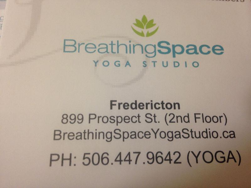 10 yoga sessions at Breathing Space Yoga Studio