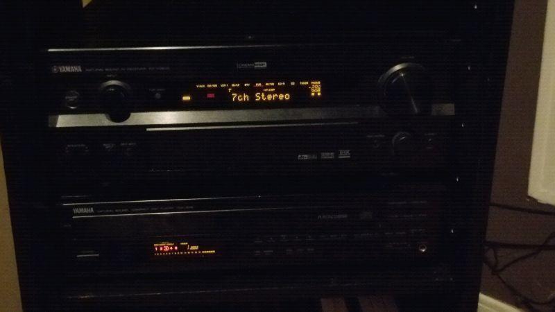 Yamaha RX-V2500 5 channel A/V receiver and CD player