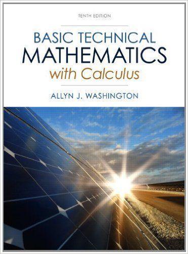Basic Technical Mathematics with Calculus10th edition(hardcover)