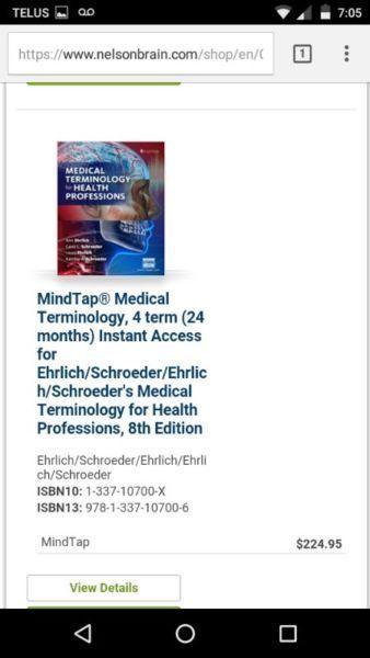 Medical terminology textbook