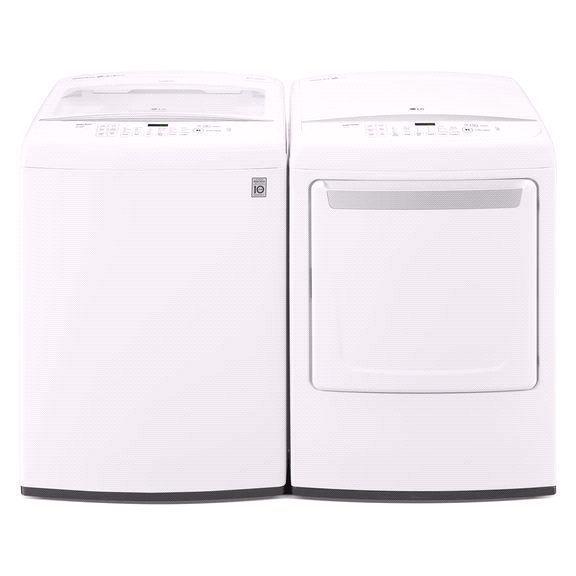 New lg top load washer and dryer set