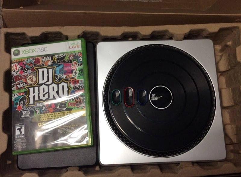 Dj Hero Game With Turntables!