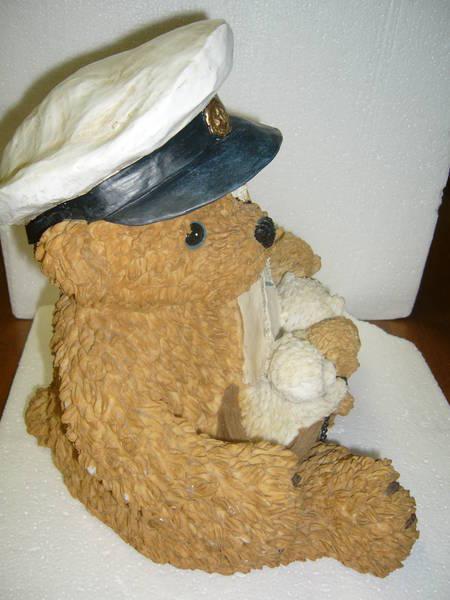 CAPTAIN TEDDY BEAR STATUE