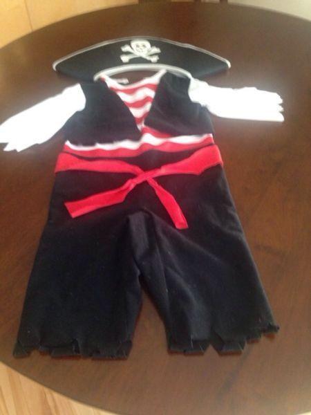 Pirate Halloween Costume 2-3T