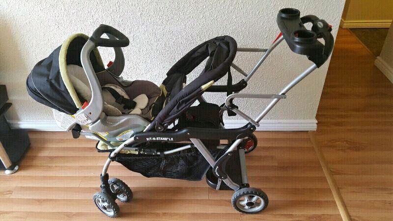 baby trend sit and stand stroller and car seat