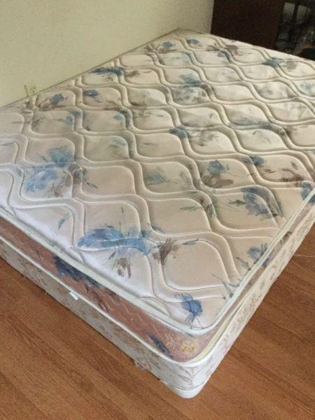 Double mattress and boxspring free delivery