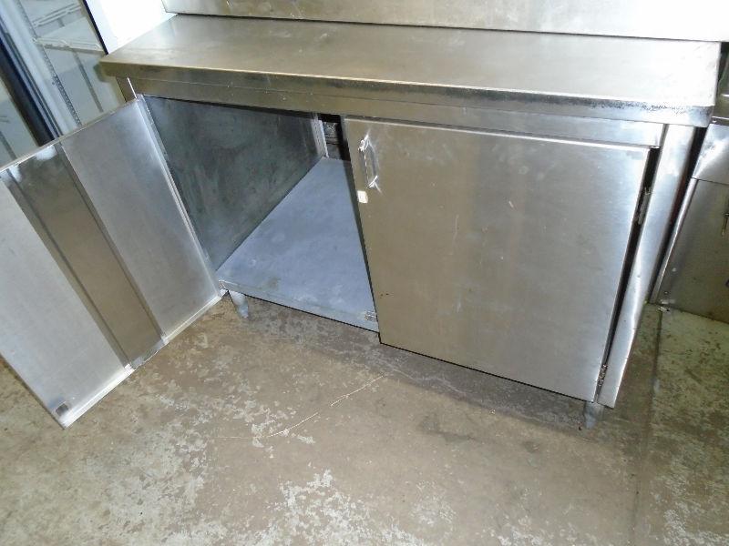4' Stainless Steel Counter/Work Table #1332-14CS