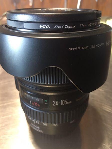 Canon 24-105 L series zoom lens