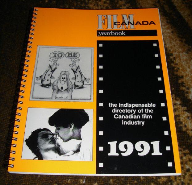 RARE 1991 FILM CANADA YEARBOOK REFERENCE MATERIAL LIKE NEW
