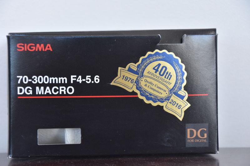 Sigma 70-300mm F4-5.6 DG Macro Zoom for Nikon
