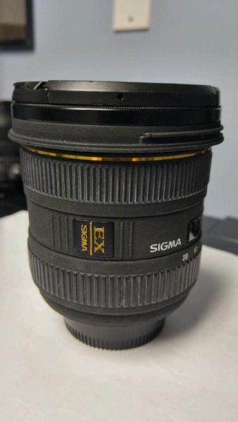 Sigma 10-20 F4-5.6 Wide Angle Lens-NIKON mount