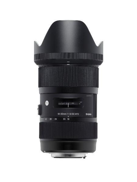 SIGMA 18-35MM F1.8 DC CANON LENS (ART) W' Sigma Protecter Filter