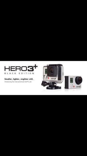 Trade GoPro hero 3+ black for canon lens