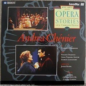 Opera Stories Laserdisc-Andrea Chenier-very good condition