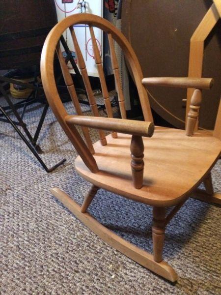 Wanted: Child wood rocking chair