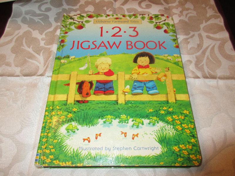 Usborne Farmyard Tales 123 Jigsaw Book - Preschool Learning