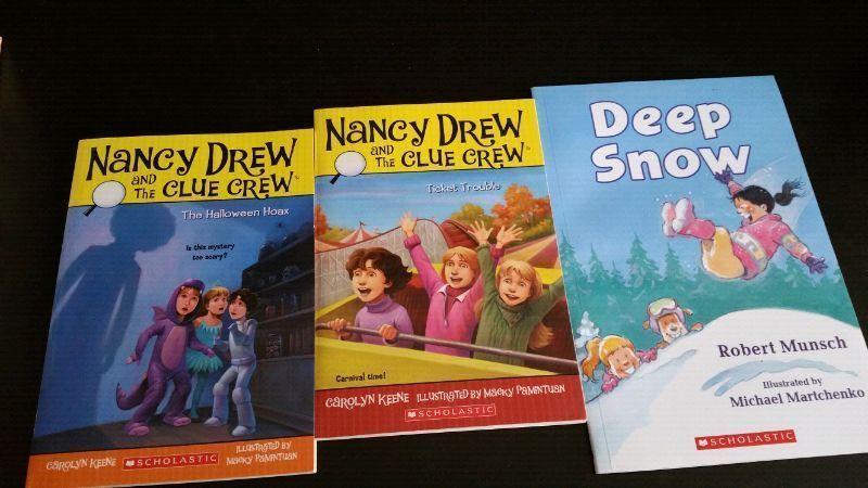 Beverly Cleary , Nancy Drew and Robert munsch books