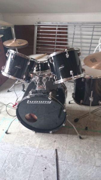 Ludwig drums with Meinl cymbals for trade