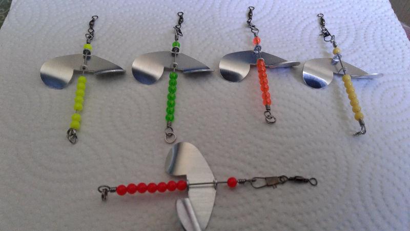 5 New Buzz Bait Spinners Made With .035 Wire Shaft