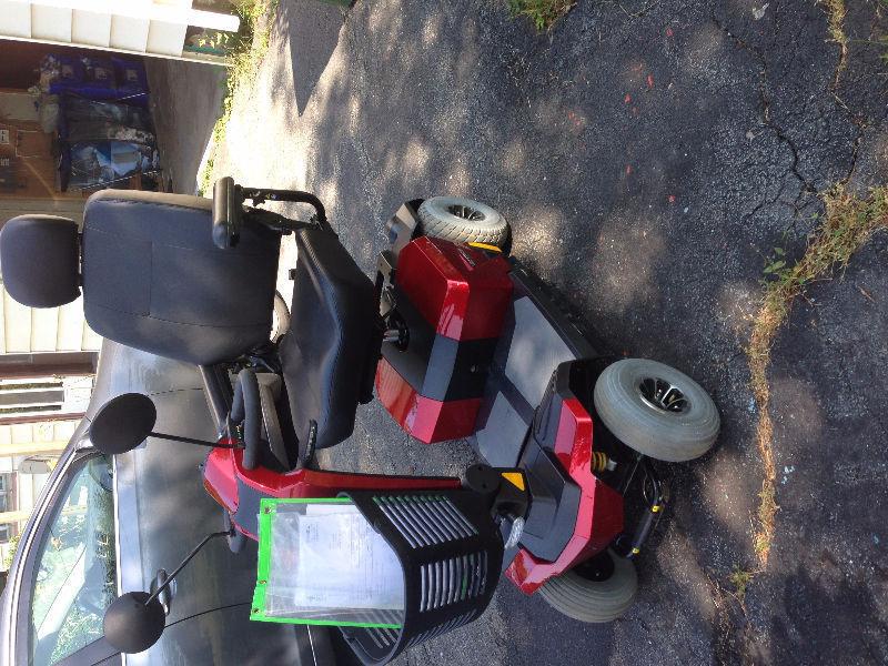 Electric wheelchair scooter