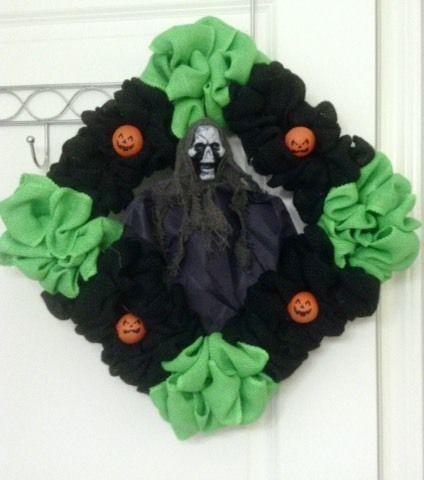 Handmade Halloween Wreaths