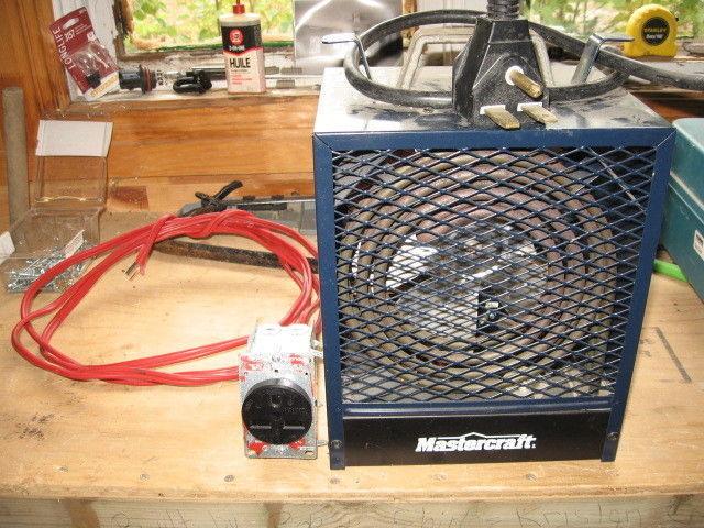 Garage/Construction Heater with 30 Amp Receptacle