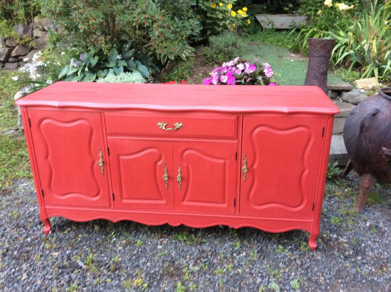 Red Sideboard