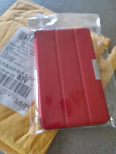 MOKO CASE RED for Samsung TABLET 4 ..7 inch NEW