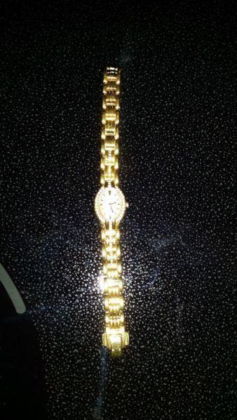Citizen Eco-Drive Watch - Ladies, Gold with Diamonds